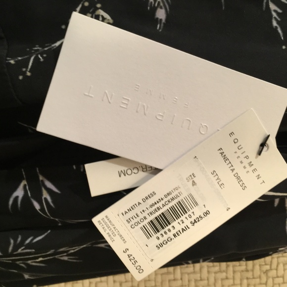 Equipment Fanetta Silk Dress NWT $425 - Picture 8 of 8